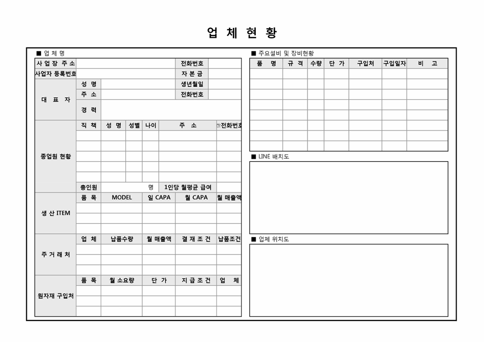 업체현황