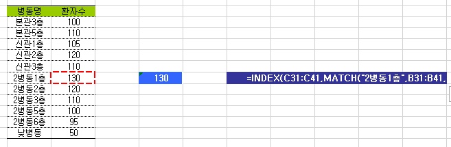 [기초강좌 제 43강] Match 와 INDEX