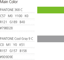 메인컬러 #79BD28, #9D9D9E
