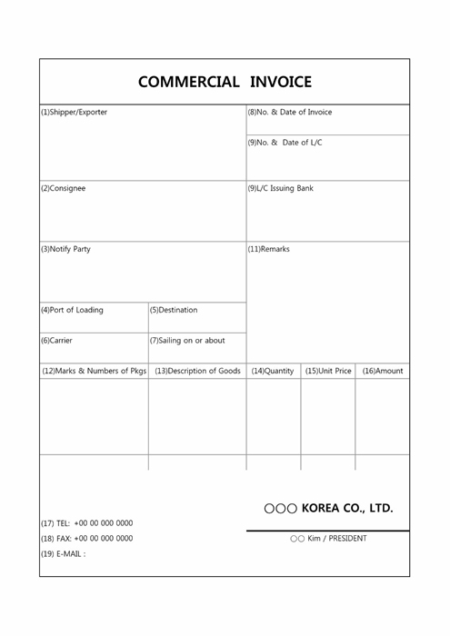 COMMERCIAL INVOICE1 COMMERCIAL INVOICE1