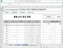 손익계산서, 재무 관리 자동화 프로그램 (증감액) 썸네일 이미지