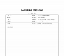 FACSIMILE MESSAGE 썸네일 이미지 FACSIMILE MESSAGE 썸네일 이미지