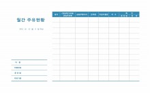 월간주유현황표