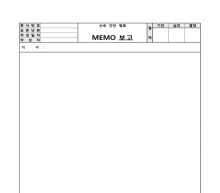 MEMO 보고
