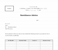 Remittance Advice 썸네일 이미지 Remittance Advice 썸네일 이미지