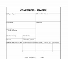 COMMERCIAL INVOICE(PL)