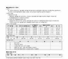 업체품질 평가 기준표 썸네일 이미지