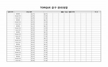 TORQUE 공구관리대장