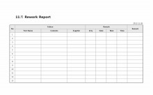 월 Rework Report