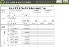 간편장부소득금액계산서와 총수입금액 및 필요경비명세서 자동계산 프로그램