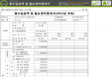 총수입금액 및 필요경비명세서 자동계산 프로그램(합계계산)