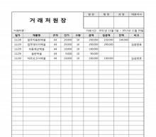 거래처원장(매출내역) 썸네일 이미지