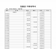 입출금 거래내역서 썸네일 이미지