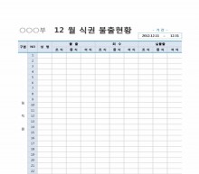 식권불출현황