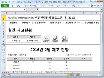 생산판매관리 프로그램(대시보드) 썸네일 이미지 7 생산판매관리 프로그램(대시보드) 썸네일 이미지 7