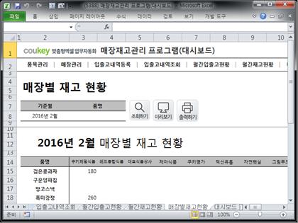 매장재고상품 관리 프로그램 (대시보드) 썸네일 이미지 7 매장재고상품 관리 프로그램 (대시보드) 썸네일 이미지 7